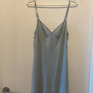 Babaton Blue Slip Dress